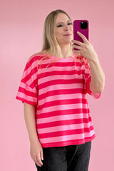 OVERSIZED SHIRT ZOE | PINK-ROSA