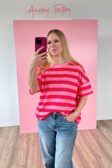 OVERSIZED SHIRT ZOE | PINK-ROSA