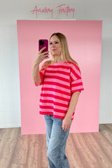 OVERSIZED SHIRT ZOE | PINK-ROSA