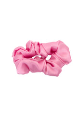 Midi Scrunchie aus 100 % Seide – sanfter Haargummi für optimalen Halt, elegantes Accessoire für Haare oder als Hingucker am Handgelenk in der Farbe Carmine.