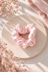 MIDI SILK SCRUNCHIE | PINK