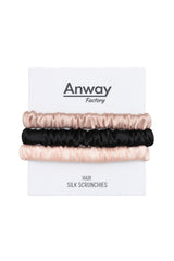 SILK SCRUNCHIE 3ER-SET | BASICS
