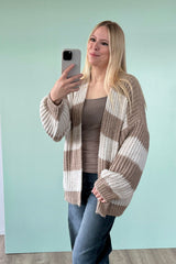 STRICKJACKE VITTORIA | BEIGE-CREME