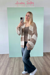 STRICKJACKE VITTORIA | BEIGE-CREME