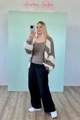 STRICKJACKE VITTORIA | SOFT TAUPE-CREME
