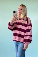 BUTTERSTOFF SWEATER ALINA | PEACH-COFFEE