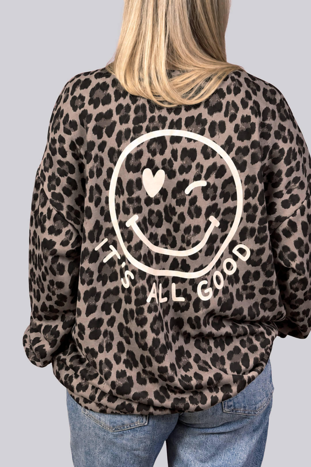 OVERSIZED SWEATER GIOIA | TAUPE-LEO