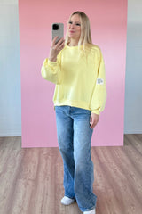 BUTTERSTOFF SWEATER ROMA | PASTELLGELB
