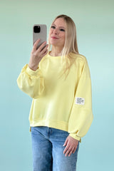 BUTTERSTOFF SWEATER ROMA | PASTELLGELB