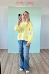 BUTTERSTOFF SWEATER ROMA | PASTELLGELB
