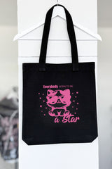 TRAGETASCHE | EVERYBODY BORN TO BE A STAR | BLACK