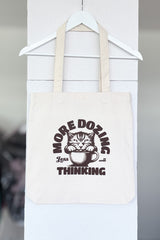 TRAGETASCHE | MORE DOZING LESS THINKING | NATURAL RAW