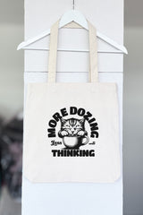 TRAGETASCHE | MORE DOZING LESS THINKING | NATURAL RAW