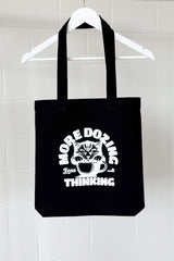 TRAGETASCHE | MORE DOZING LESS THINKING | BLACK