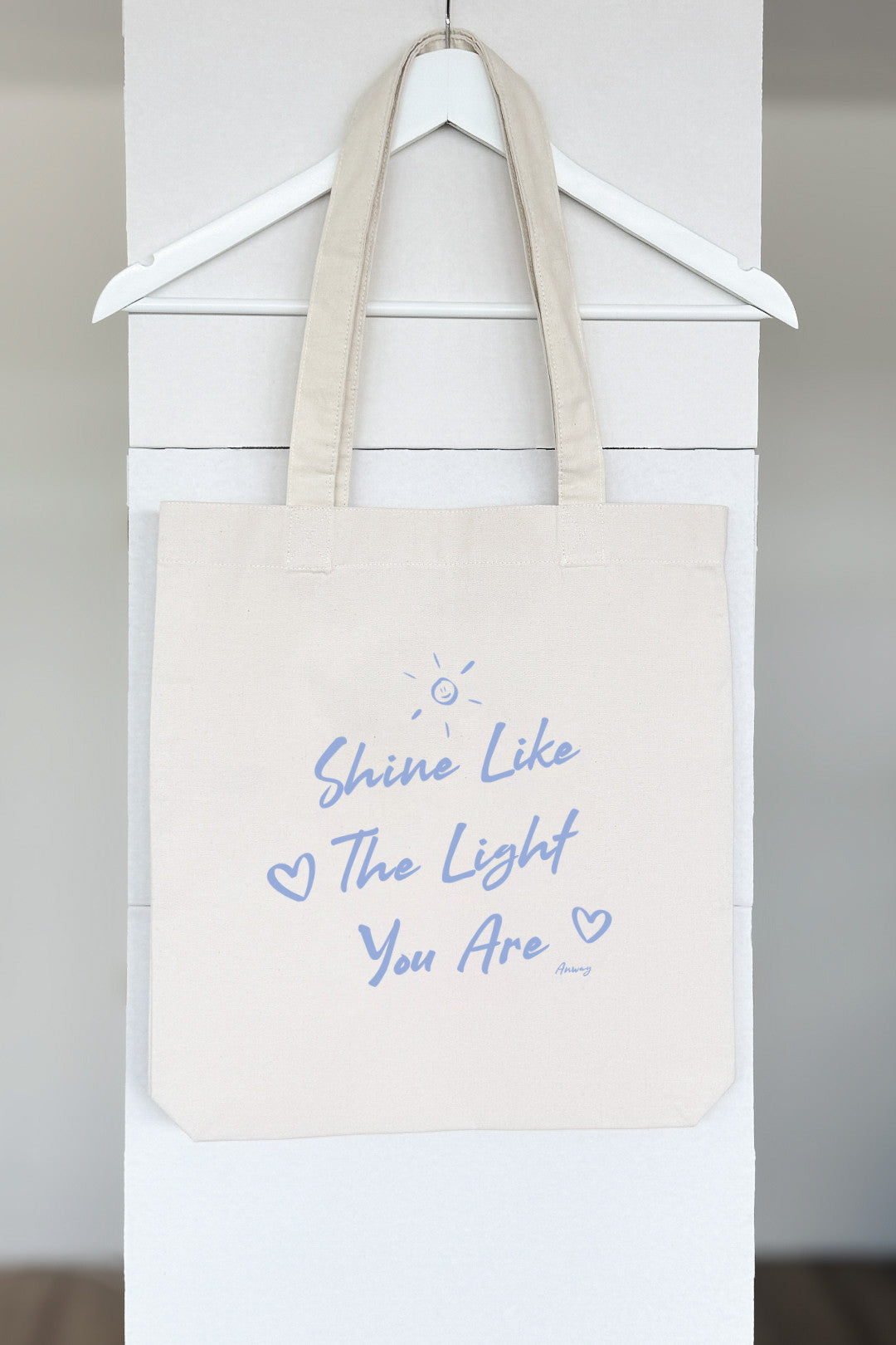 TRAGETASCHE | SHINE LIKE THE LIGHT YOU ARE | NATURAL RAW